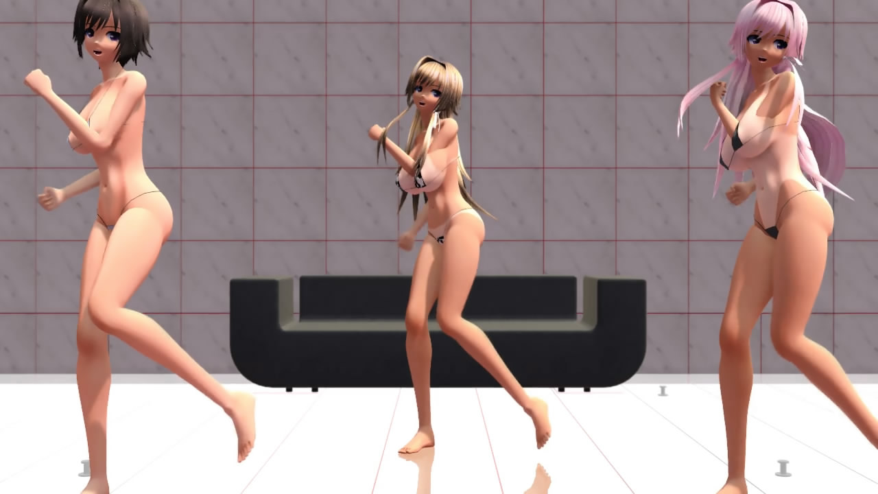 【MMD】うちの唯依姫達で①『[00_01_47][20150815-223611-3].JPG